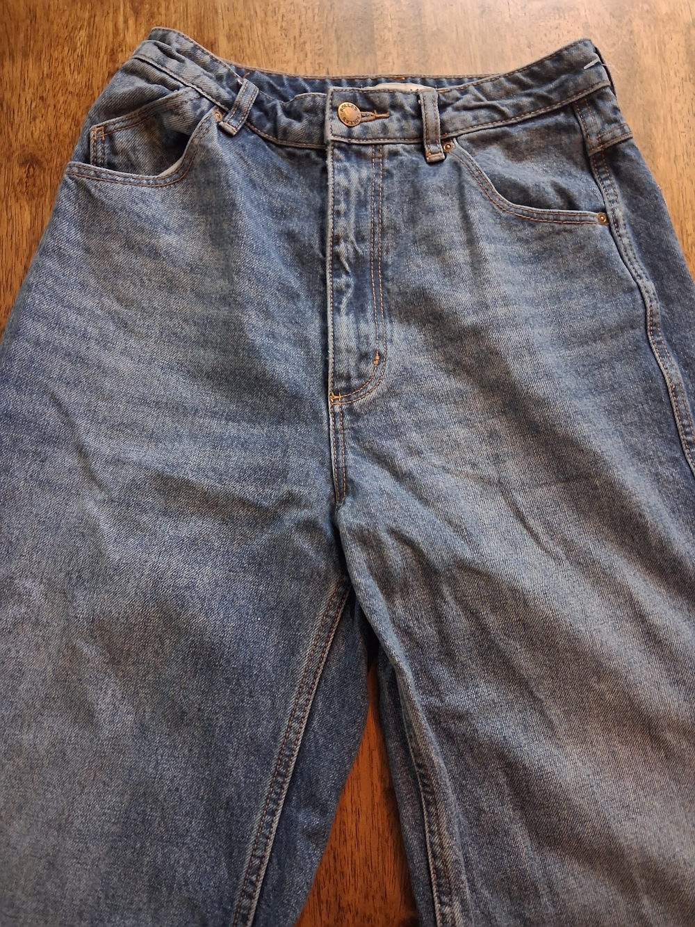 Rolla’s Studio Flare High Waist Jeans Medium Blue Womens Size 26 - Picture 3 of 8